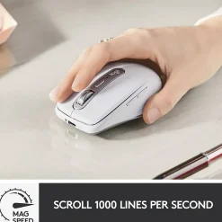 Discount Logitech MX Anywhere 3 for Mac Ergonomic Wireless Laser Mouse, Pale Gray (910-005899)