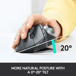 Discount Logitech MX Ergo Plus Wireless Ergonomic Optical 2.4 GHz Mouse, Black (910-005178)