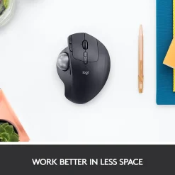 Discount Logitech MX Ergo Plus Wireless Ergonomic Optical 2.4 GHz Mouse, Black (910-005178)