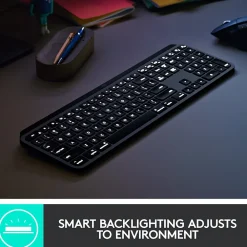 Best Logitech MX Keys for Mac Wireless Keyboard, Space Gray (920-009552)