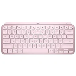 Logitech MX Keys Mini Wireless Ergonomic Keyboard, Rose (920-010474)