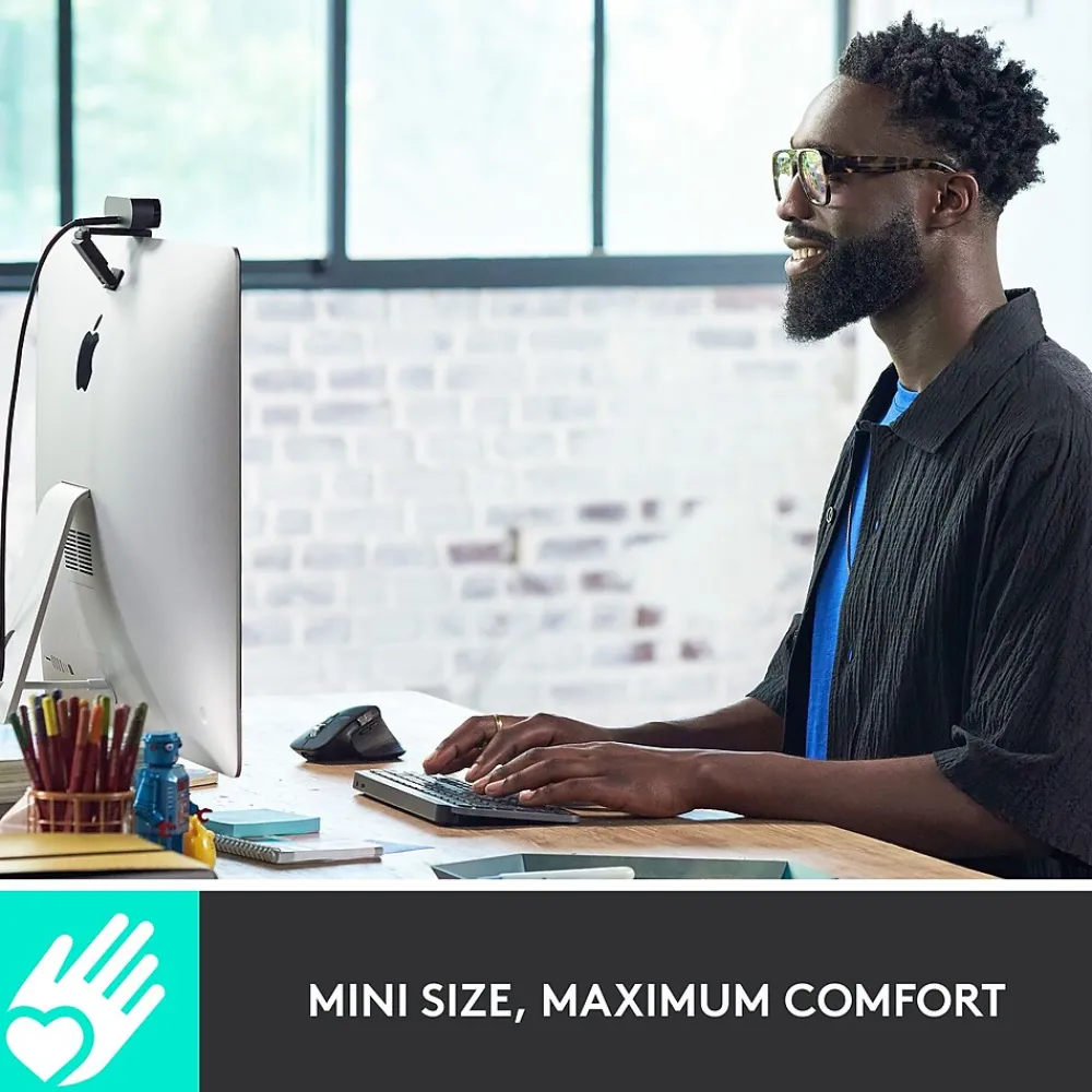 Logitech MX Keys Mini Wireless Ergonomic Keyboard, Rose (920-010474)