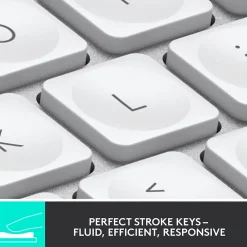 Hot Logitech MX Keys Mini Wireless Ergonomic Keyboard, Pale Gray (920-010473)