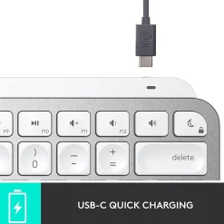 Hot Logitech MX Keys Mini Wireless Keyboard for Mac , Pale Gray, (920-010389)