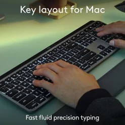 Best Logitech MX Keys S for Mac Wireless Keyboard, Space Gray (920-011621)