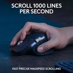 Outlet Logitech MX Keys S Wireless Ergonomic Keyboard and Optical Mouse Combo, Black (920-012274)