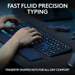 Online Logitech MX Keys S Wireless Keyboard, Black (920-011406)