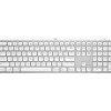 Clearance Logitech MX Keys S Wireless Keyboard, Pale Gray (920-011622)