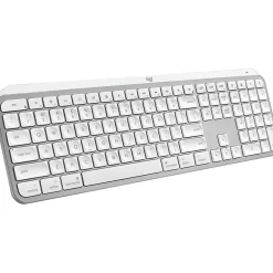 Clearance Logitech MX Keys S Wireless Keyboard, Pale Gray (920-011622)