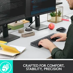 Clearance Logitech MX Keys Wireless Keyboard, Black (920-009295)