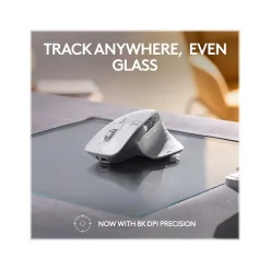 Best Logitech MX Master 3S for Mac Ergonomic Wireless Optical Bluetooth Mouse, Pale Gray (910006570)