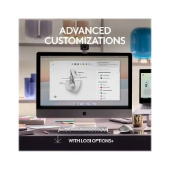 Best Logitech MX Master 3S for Mac Ergonomic Wireless Optical Bluetooth Mouse, Pale Gray (910006570)