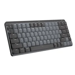 Best Logitech MX Mechanical Mini Illuminated Wireless Ergonomic Keyboard, Black/Gray (920-010551)