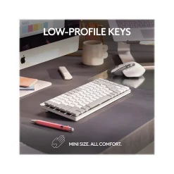 New Logitech MX Mechanical Mini for Mac Wireless Ergonomic Keyboard, Pale Gray (920-010553)