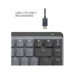 New Logitech MX Mechanical Mini Wireless Ergonomic Keyboard for Mac, Space Gray (920-010831)