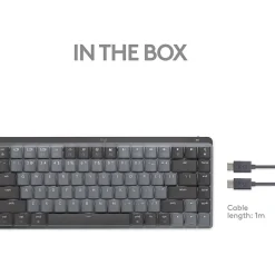 New Logitech MX Mechanical Mini Wireless Ergonomic Keyboard for Mac, Space Gray (920-010831)