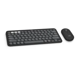 Online Logitech Pebble 2 Wireless Mouse Keyboard Combo, (920-012200) Tonal Graphite