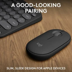 Online Logitech Pebble 2 Wireless Mouse Keyboard Combo, (920-012200) Tonal Graphite