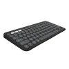 Clearance Logitech Pebble Keys 2 K380S Wireless Ergonomic Keyboard, Black (920-011775)