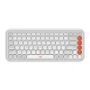 Discount Logitech POP Icon Keys Wireless Keyboard, Off White/Orange (920-012935)