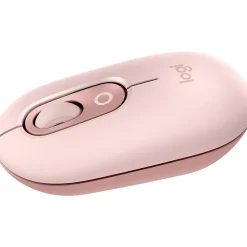 Logitech POP Wireless Ambidextrous Optical Mouse, Rose (910-007409)