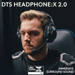 Online Logitech PRO X 2 LIGHTSPEED Wireless Bluetooth Stereo Gaming Over-the-Ear Headset, 3.5mm, (981-001262) Black