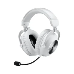 Discount Logitech PRO X 2 LIGHTSPEED Wireless Bluetooth Stereo Gaming Over-the-Ear Headset, 3.5mm, (981-001268) White