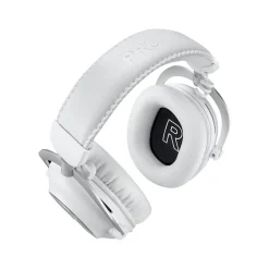 Logitech PRO X 2 LIGHTSPEED Wireless Bluetooth Stereo Gaming Over-the-Ear Headset, 3.5mm, (981-001268) White