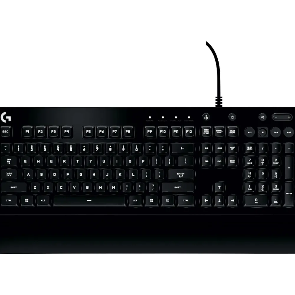 Logitech Prodigy G213 Wired Gaming Keyboard, Black (920-008083)