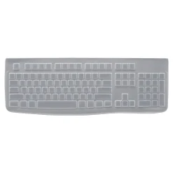Best Logitech Protective Cover for K120 Keyboard Education Transparent (956-000015)