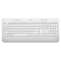 Clearance Logitech Signature K650 Wireless Keyboard with Wrist Rest, Off-White (920-010962)