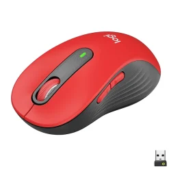 New Logitech Signature M650 L Wireless Optical USB Mouse, (910-006358) Classic Red