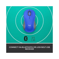 New Logitech Signature M550 L Wireless Ambidextrous Mouse, Blue (910-006794)