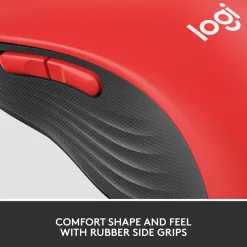 Sale Logitech Signature M650 L Wireless Optical USB Mouse, Classic Red (910-006358)