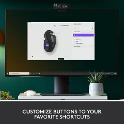 New Logitech Signature M650 Large Wireless Ergonomic Optical Bluetooth & USB Mouse, Graphite (910-006231)