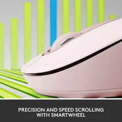 Hot Logitech Signature M650 Wireless Ergonomic Optical Bluetooth & USB Mouse, (910-006251) Rose
