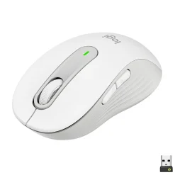 Clearance Logitech Signature M650 Wireless Optical USB Mouse, (910-006252) Off-White