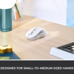 Clearance Logitech Signature M650 Wireless Optical USB Mouse, (910-006252) Off-White