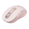 Hot Logitech Signature M650 Wireless Ergonomic Optical Bluetooth & USB Mouse, Rose (910-006251)
