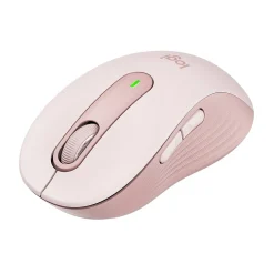 Hot Logitech Signature M650 Wireless Ergonomic Optical Bluetooth & USB Mouse, Rose (910-006251)
