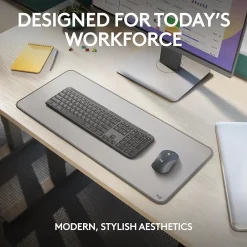 Best Logitech Signature Slim MK955 Wireless Keyboard and Mouse Combo, Graphite (920-012427)