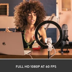 Clearance Logitech StreamCam 2.1 Megapixels Webcam (960-001289) White