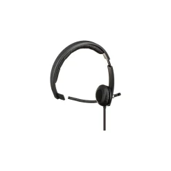 Outlet Logitech USB Headset Mono H650e Noise Canceling, Over-the-Head, Black & Silver (981-000513)