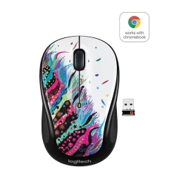 Hot Logitech Wireless Ambidextrous Optical USB Mouse, Black (910-006828/3803)