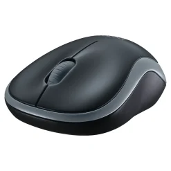 Outlet Logitech Wireless Ambidextrous Optical Mouse, Gray (910-003888)