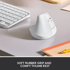 Sale Logitech Wireless Bluetooth USB Mouse, Off-White (910-006469)