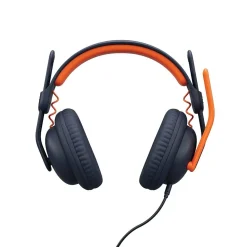 Best Logitech Zone Learn USB-C Stereo Computer Headset, Blue/Orange (981-001383)