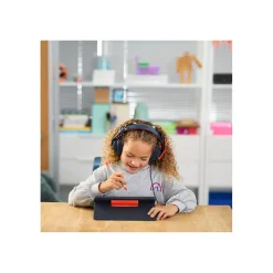 Best Logitech Zone Learn USB-C Stereo Computer Headset, Blue/Orange (981-001383)