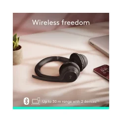 Logitech Zone Vibe 300 Wireless Noise-Canceling Bluetooth Stereo Headset (981-001406)