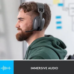 Hot Logitech Zone Vibe 100 Wireless Noise Canceling Bluetooth Headset, Graphite (981-001256)